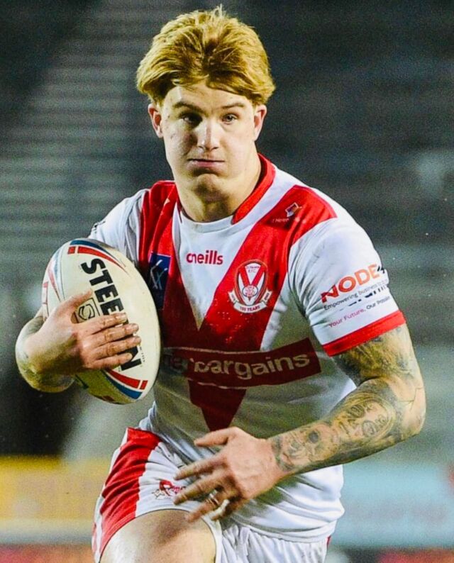 Big ’Happy 20th birthday’ to my George today! Hope you enjoy a super day and have a great game playing against Salford too! ❤️🏉⭐️ xxx